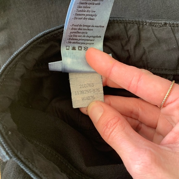 paige skyline skinny in black shadow - Picture 8 of 8